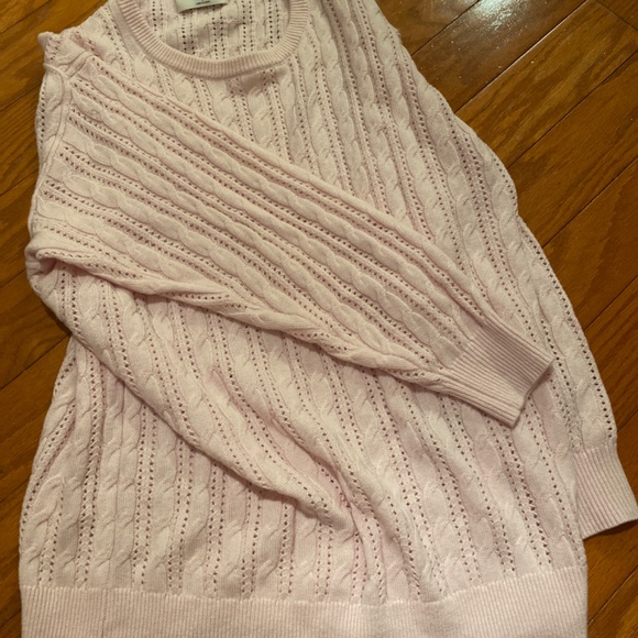 NWOT gorgeous pointelle Aritzia summer sweater - Picture 5 of 6